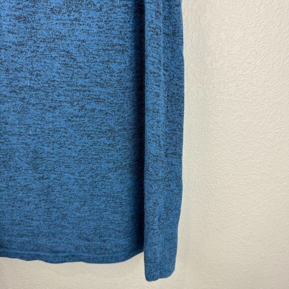 H by Halston Womens Pullover T-shirt Size‎ XS Blue Black Blend Short Sleeve - Picture 8 of 13